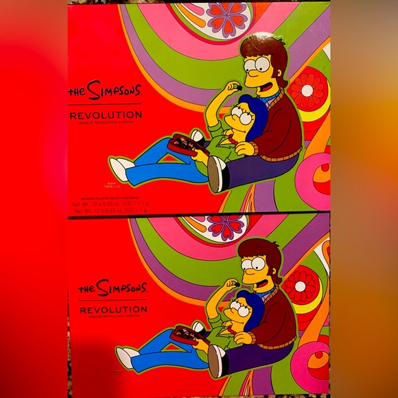 Revolution Makeup The Simpsons Summer Of Love Homer Marge Eyeshadow